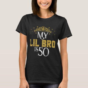 Camiseta Meu IRMÃOZINHO Faz 50 Anos 1973 Aniversário de 50