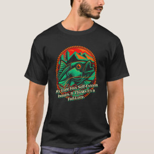 Camiseta Meu Isca Tem Problemas De Autoestima Humor De Pes