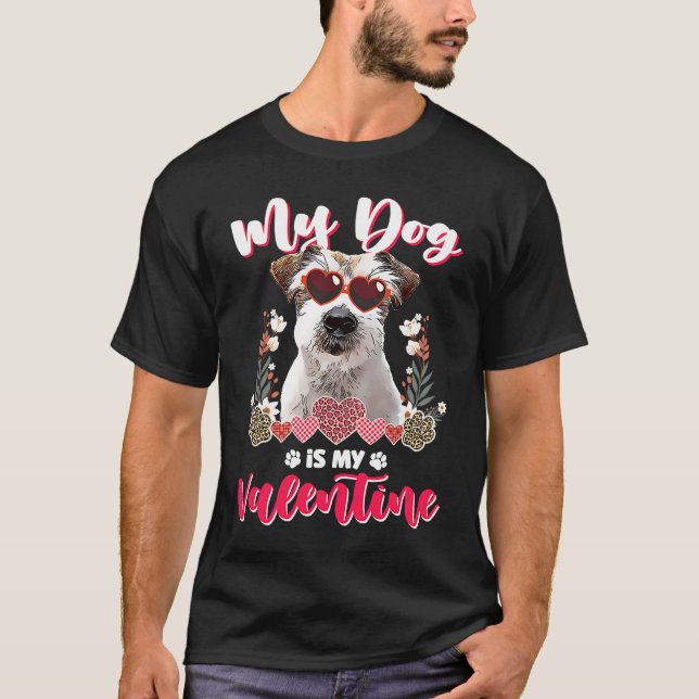 Camiseta Meu Jack Russell Terrier Dog é meu Namorados (Frente)