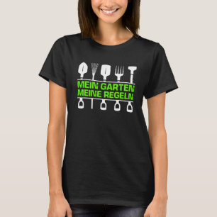 Camiseta Meu Jardim Minhas Regras Diversão na Jardineira