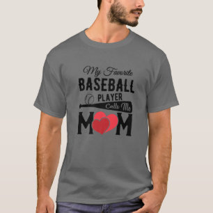 Camiseta Meu Jogador De Baseball Favorito Me Chama De Ideia