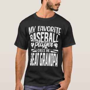 Camiseta Meu Jogador De Baseball Favorito Me Chama EXCELENT