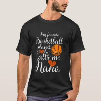 Camiseta Meu Jogador De Basquete Favorito Me Chama De Cesta