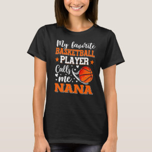Camiseta Meu Jogador De Basquete Favorito Me Chama De Mulhe