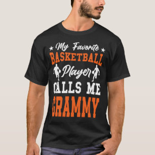 Camiseta Meu Jogador De Basquete Favorito Me Chama GRAMMY