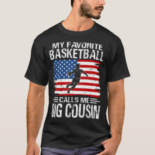 Camiseta Meu Jogador De Basquete Favorito Me Chama Grande C