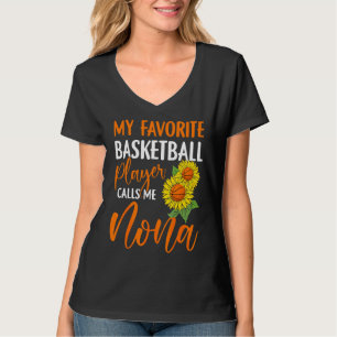 Camiseta Meu Jogador De Basquete Favorito Me Chama Nona Sun