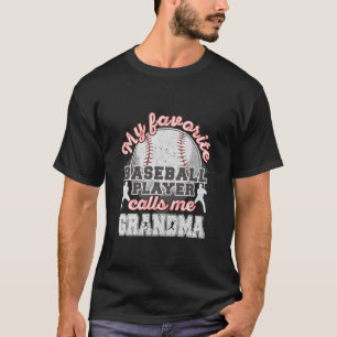 Camiseta Meu Jogador De Beisebol Favorito Me Chama De Famíl