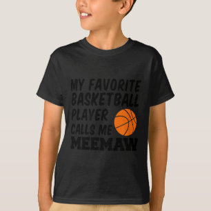 Camiseta Meu Jogador de Beisebol Favorito Me Chama de Meema