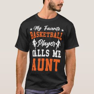 Camiseta Meu Jogador De Beisebol Favorito Me Chama De TIA