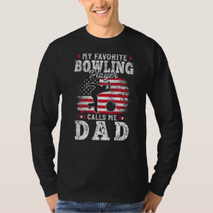 Camiseta Meu Jogador De Boliches Favorito Me Chama De Pai P