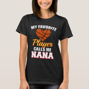 Camiseta Meu Jogador De Bysketbyll Favorito Me Chama De Nan