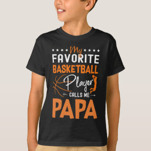 Camiseta Meu Jogador De Bysketbyll Favorito Me Chama De Pap