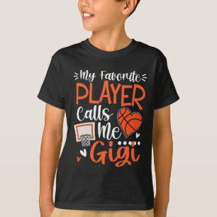 Camiseta Meu Jogador De Bysketbyll Favorito Me Chama Gigi