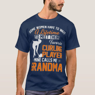 Camiseta Meu Jogador de Curling Favorito Me Chama De Presen