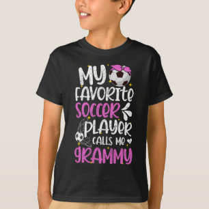 Camiseta Meu jogador de futebol favorito Grammy Soccer Gram