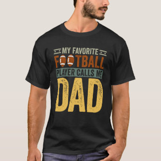 Camiseta Meu jogador de futebol favorito me chama de americ