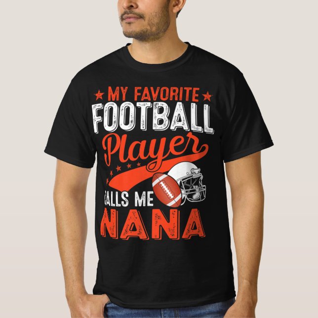 Camiseta Meu Jogador De Futebol Favorito Me Chama De Futebo (Frente)