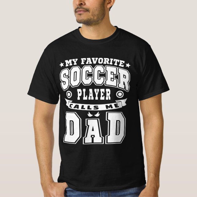 Camiseta Meu Jogador De Futebol Favorito Me Chama De Texto  (Frente)
