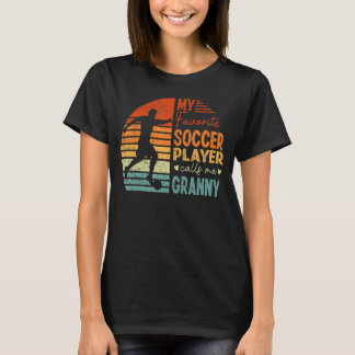 Camiseta Meu Jogador De Futebol Favorito Me Chama De Vintag