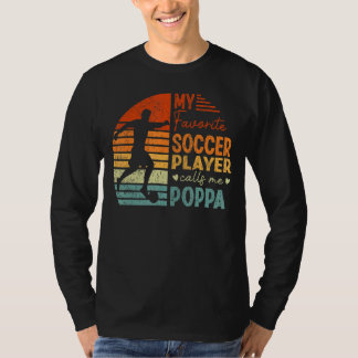 Camiseta Meu Jogador De Futebol Favorito Me Chama Poppa Vin