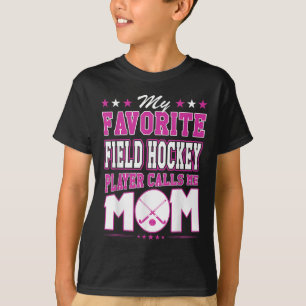 Camiseta Meu jogador de hóquei em campo favorito me chama d