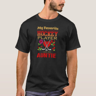 Camiseta Meu Jogador De Hóquei Favorito Me Chama De Tia 1