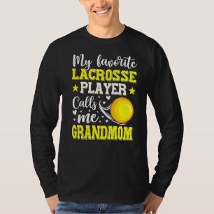 Camiseta Meu Jogador De Lacrosse Favorito Me Chama Avó Moth