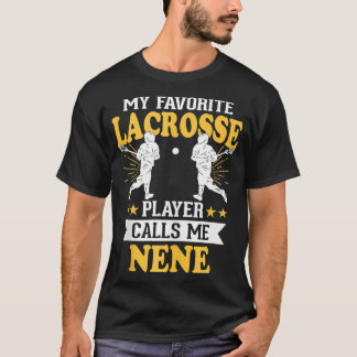 Camiseta Meu Jogador De Lacrosse Favorito Me Chama De Nene 