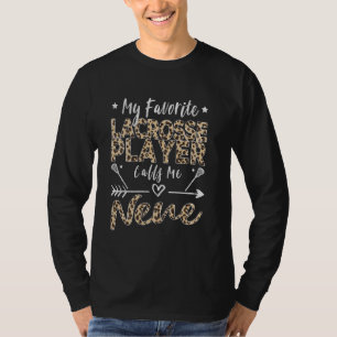 Camiseta Meu Jogador De Lacrosse Favorito Me Chama Nene Lac