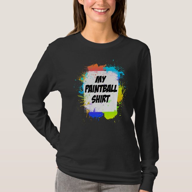 Camiseta Meu Jogador de Paintball (Frente)