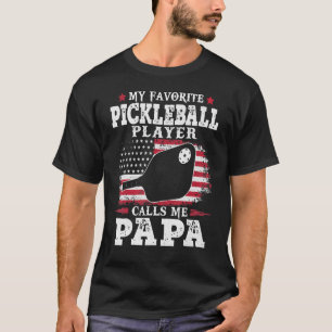 Camiseta Meu Jogador De Pickleball Favorito Me Chama De Pap
