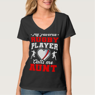 Camiseta Meu jogador de râguebi favorito me chama de Da da