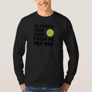 Camiseta Meu Jogador de Tênis Favorito Me Chama de Pap Pap