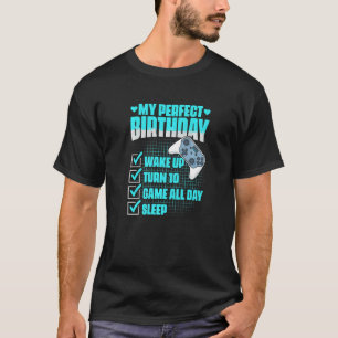 Camiseta Meu Jogador de Vídeo do Controlador de Jogo de Ani