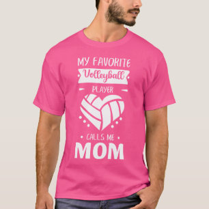 Camiseta Meu Jogador de Volei Favorito Me Chama de Mãe