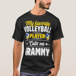 Camiseta Meu Jogador De Voleibol Favorito Me Chama De Gramá
