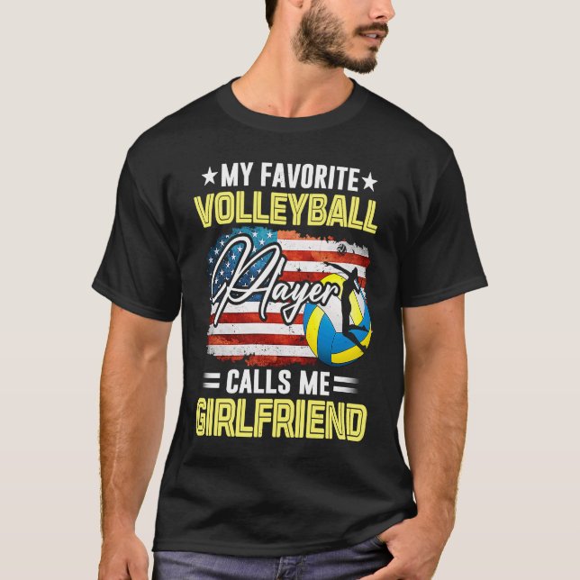 Camiseta Meu Jogador De Voleibol Favorito Me Chama De Namor (Frente)