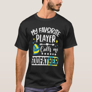 Camiseta Meu Jogador de Voleibol Favorito Me Chama De Padri