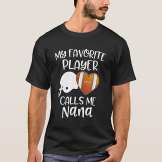 Camiseta Meu Jogador Favorito Me Chama De Futebol Americano