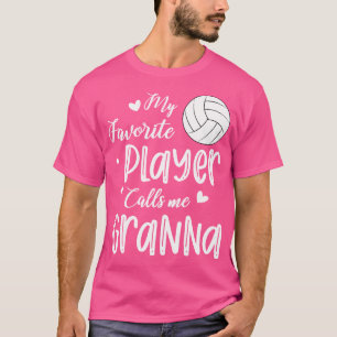 Camiseta Meu Jogador Favorito Me Chama De Jogada De Voleibo