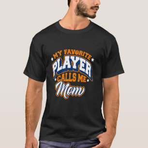 Camiseta Meu Jogador Favorito Me Chama de Mãe Torcedora de