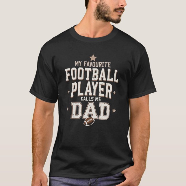 Camiseta Meu Jogador Favorito Me Chama De Pai (Frente)