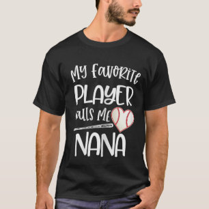 Camiseta Meu Jogador Favorito Me Chama de Vovó Bysebyll Hea