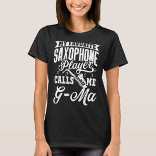Camiseta Meu Jogador Saxofone Favorito Me Chama De Mães G