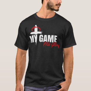 Camiseta Meu Jogo Sua Glória Jesus Atleta Cristão Presente