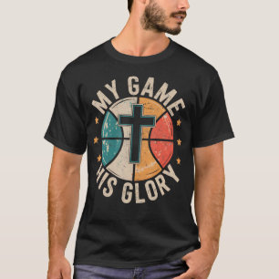 Camiseta Meu Jogo Sua Glória Jesus Cristo Basquete Cristão