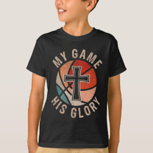 Camiseta Meu Jogo Sua Glória Sketll Fé Cruz