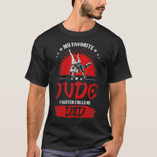 Camiseta Meu Judô Favorito Me Chama De Pai Para Karate F