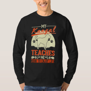 Camiseta Meu Kangal Me Ensina a Desfrutar da Vida Kangal